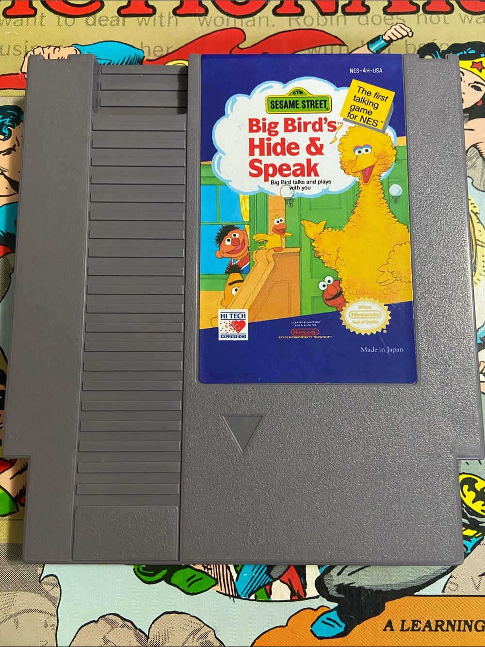 NES Sesame Street: Big Bird's Hide & Speak (Nintendo Entertainment System 1990)